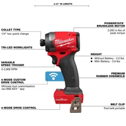 Milwaukee M18 FUEL 2-Tool Combo Kit w/ ONE-KEY 3696-22