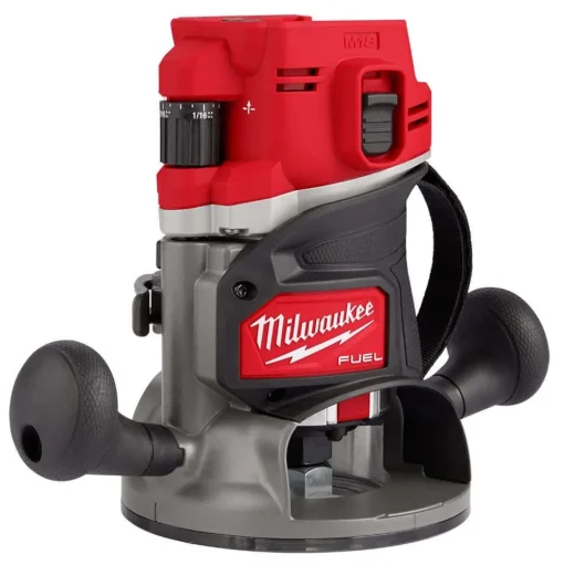 Milwaukee M18 FUEL 16Ga. Angled Finish Nailer & 1/2" Router Bare Tool Bundle