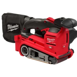 Milwaukee M18 FUEL 16Ga. Angled Finish Nailer & Belt Sander Bare Tool Bundle