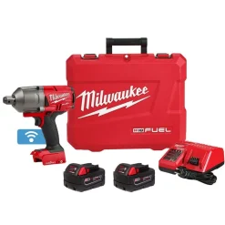 Milwaukee M18 FUEL High Torque Impact Wrench 3/4" Friction Ring ONE-KEY Kit + 8pc. Impact Duty Metric Standard Socket Set Bundle KIT-2864-22R-49-66-7019