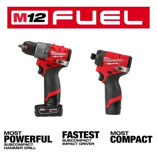 Milwaukee M12 FUEL 2-Tool Combo Kit & M12 FUEL Orbital Detail Sander