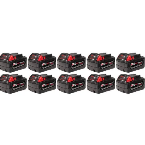 Milwaukee M18 REDLITHIUM XC5.0 Extended Capacity Battery (10 pack) 48-11-1851