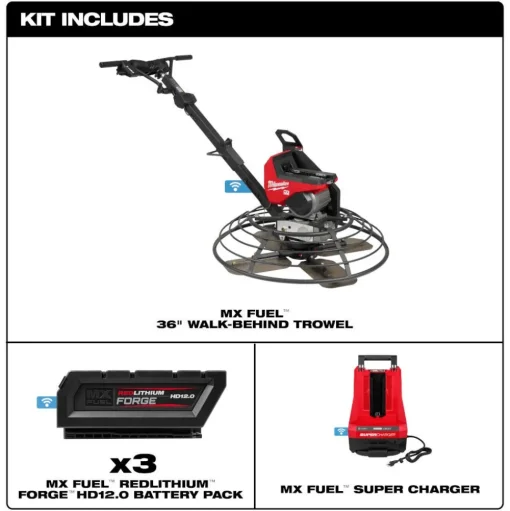 Milwaukee MX FUEL 36" Walk-Behind Trowel MXF336-3HD