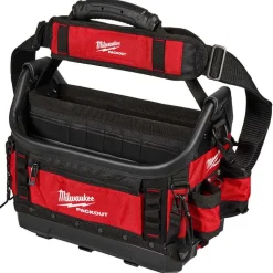 Milwaukee PACKOUT 15" Structured Tote, SoftSide Cooler Bundle