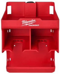 Milwaukee PACKOUT Tool Station, M18 & M12 Battery Rack, & Roll Holder Accessory Bundle