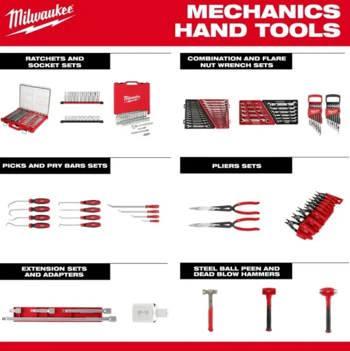 Milwaukee 4pc 1/2" Drive Extension Set 48-22-9342