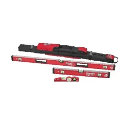 Milwaukee REDSTICK 4-Piece Level Starter Set (24", 48", Torpedo) MLBXC48