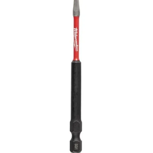Milwaukee Shockwave 3-1/2" Impact Square Recess #1 Bit (2 Pack) 48-32-4670