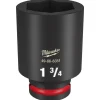 Milwaukee Shockwave Impact Duty 3/4" Drive 1-3/4" Deep 6 Point Socket 49-66-6351