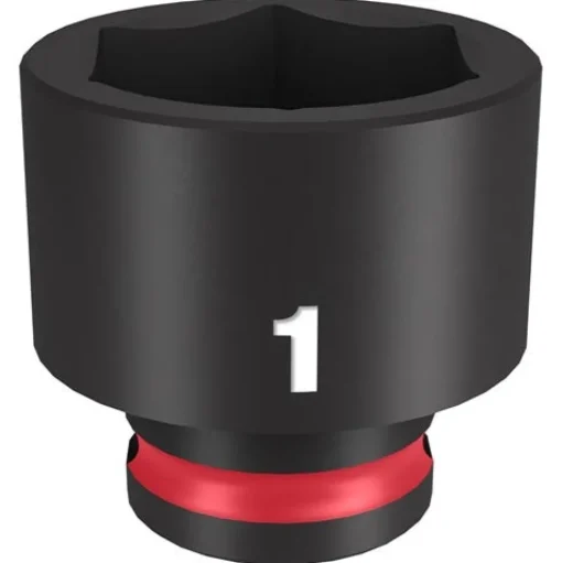 Milwaukee Shockwave Impact Duty 3/8'' Drive 1" Standard 6 Point Socket 49-66-6114