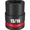 Milwaukee Shockwave Impact Duty 3/4" Drive 15/16" Standard 6 Point Socket 49-66-6306