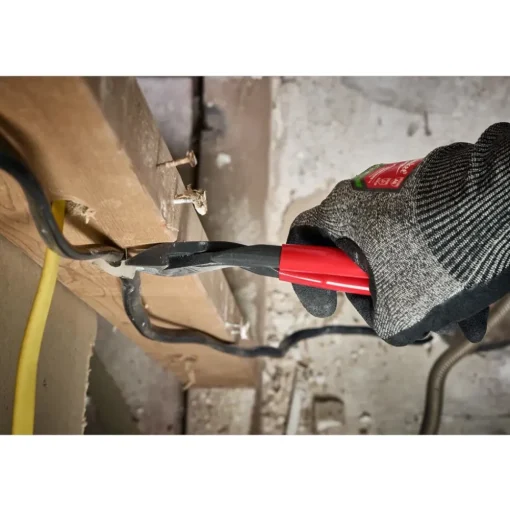 Milwaukee Tools 8" Angled Head Diagonal Dipped Grip Cutting Pliers (USA) MT508A