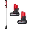 Milwaukee Tools (2) M12 REDLITHIUM HIGH OUTPUT XC5.0 Battery Pack and M12 Stick Transfer Pump 9 GPM Water (Bare Tool) KIT-48-11-2450-48-11-2450-2579-20