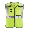 Milwaukee Tools AR/FR Cat. 1 Class 2 Breakaway Mesh Safety Vest High Vis 48-73-521