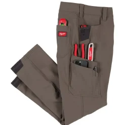 Milwaukee Tools FREEFLEX Tech Pants - Brown M651N