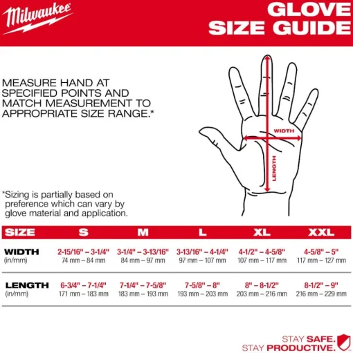 Milwaukee Tools Impact Wrecking Work Glove 48-73-855