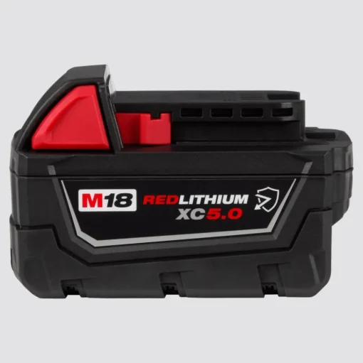 Milwaukee Tools M18 FUEL 3/8" Mid-Torque Impact Wrench w/ Friction Ring (Bare Tool), M18 REDLITHIUM XC5.0 Resistant Battery, and 8 Piece Shockwave Impact Duty 3/8" Drive Metric Deep 6 Point Socket Set KIT-2960-20-48-11-1850R-49-66-7021