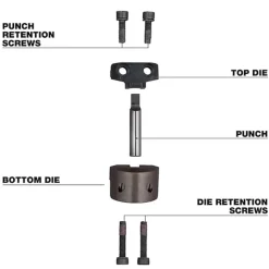 Milwaukee Tools M18 FUEL™ 10Ga Nibbler Punch & Die Set 48-44-0274