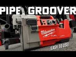Milwaukee Tools M18 FUEL RINGER Roll Groover for 1-1/4” - 4” Sch 10/40, 6” Sch 10 2927-22