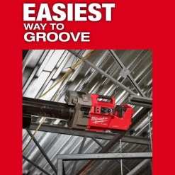 Milwaukee Tools M18 FUEL RINGER Roll Groover for 2” – 6” Sch 10/40 2928-22