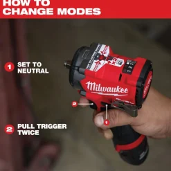 Milwaukee Tools M12 FUEL Stubby 3/8