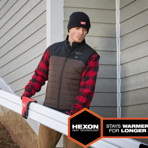 Milwaukee Tools M12 Heated Axis Vest Brown, Kit M300N