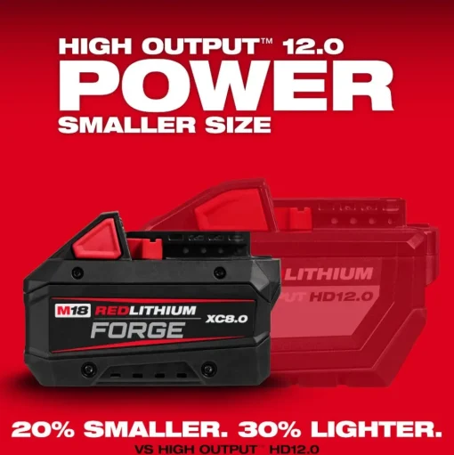 Milwaukee Tools M18 REDLITHIUM FORGE XC8.0 Battery Pack 48-11-1881