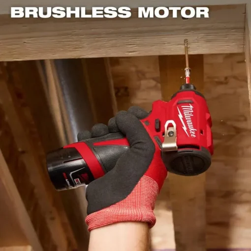 Milwaukee Tools M12 Subcompact Brushless 1/4" Hex Impact Driver Kit 3450-22