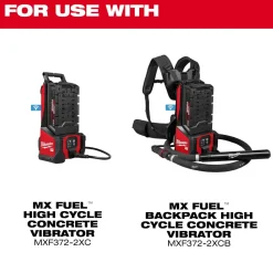 Milwaukee Tools MX FUEL High Cycle Concrete Vibrator 16' Whip w/ 2.25