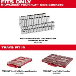 Milwaukee Tools 98pc 3/8