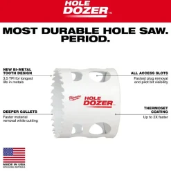 Milwaukee Tools 12PC QUIK-LOK Hole Dozer GP Kit 49-22-4702