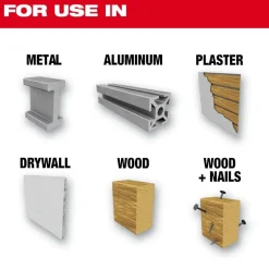 Milwaukee Tools 12PC QUIK-LOK Hole Dozer GP Kit 49-22-4702