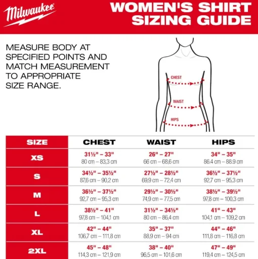 Milwaukee Tools Women's GRIDIRON Pocket T-Shirt - Short Sleeve - Black F451B