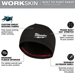 Milwaukee Tools WORKSKIN™ Low-Profile Beanie M752B