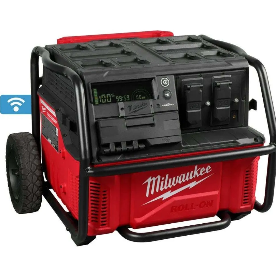 MX FUEL 36" Walk-Behind Trowel w/ ROLL-ON 7200W/3600W 2.5kWh Power Supply Bundle