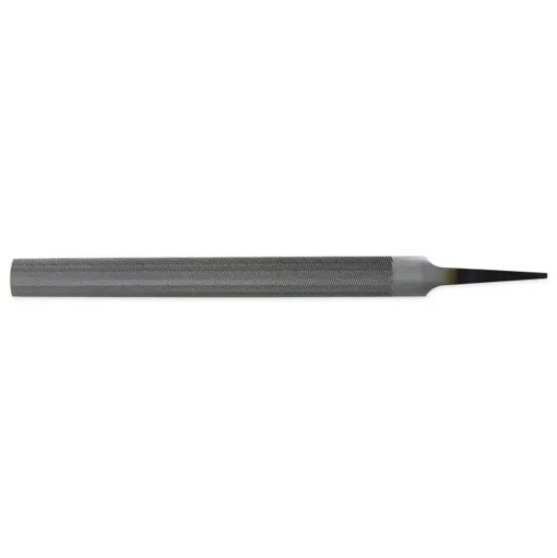 Nicolson 10" Half Round Double Cut Bastard File Ergonomic Handle - Carded 21746HN