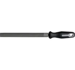 Nicolson 10" Half Round Double Cut Bastard File Ergonomic Handle - Carded 21746HN