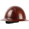 PIP Dynamic Wolfjaw Full Brim Smooth Dome Natural BrownHard Hat w/ Fiberglass Resin Shell 280-HP1481R-81