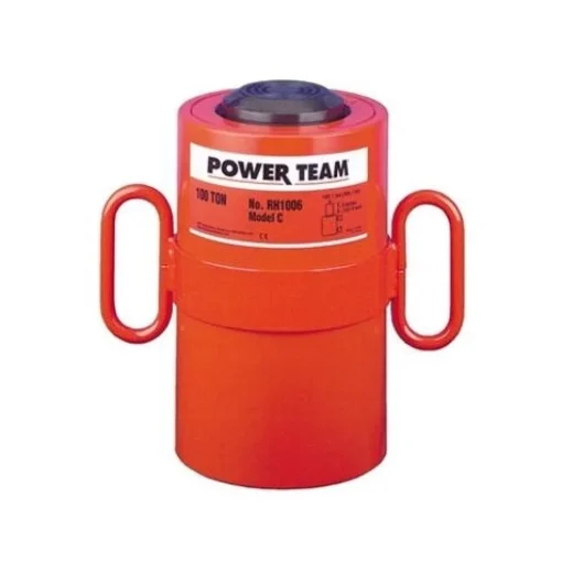 Power Team 150 Ton Hydraulic 5" Double Acting Cylinder Center Hole RH1505