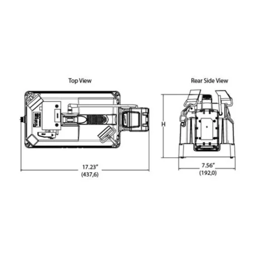 Power Team M18 Cordless Single Acting Hydraulic Pump with 10' Pendant Cord PB102P-1