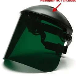 Pyramex Dark Green Tinted Polyethylene Replacement Face Shield S1035