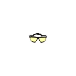 Pyramex Isotope Amber H2MAX Anti-Fog Lens with Black Frame GB9430STM