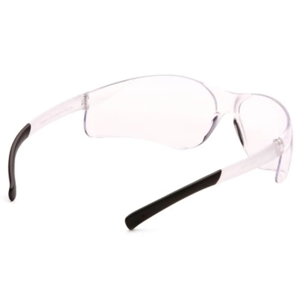 Pyramex Ztek Clear Anti-Fog Lens & Clear Temple Safety Glasses S2510ST