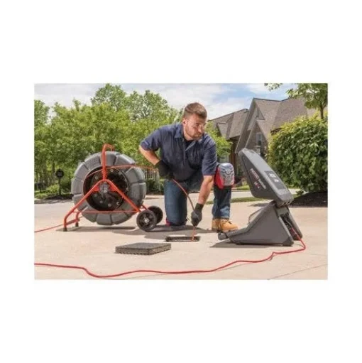 RIDGID SeeSnake Camera CS6x VERSA Monitor 200' HDR TruSense Self-Leveling Reel Battery Kit 63603 + 64968