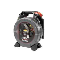 RIDGID SeeSnake microREEL APX 100' Mid-Flex Cable TrueSense Pipe Inspection Camera 70808