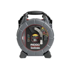 RIDGID SeeSnake microREEL APX CS6x VERSA 100' Mid-Flex Cable TrueSense Camera 70808 + 64968