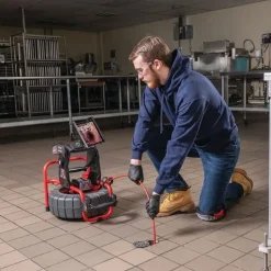 RIDGID SeeSnake microREEL APX CSx Via 100' Mid-Flex Cable TrueSense Camera 70808 + 66528