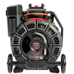 RIDGID SeeSnake rM200A CS12x Monitor 200' Mid-Stiff Cable Self-Leveling Camera 63658 + 57288