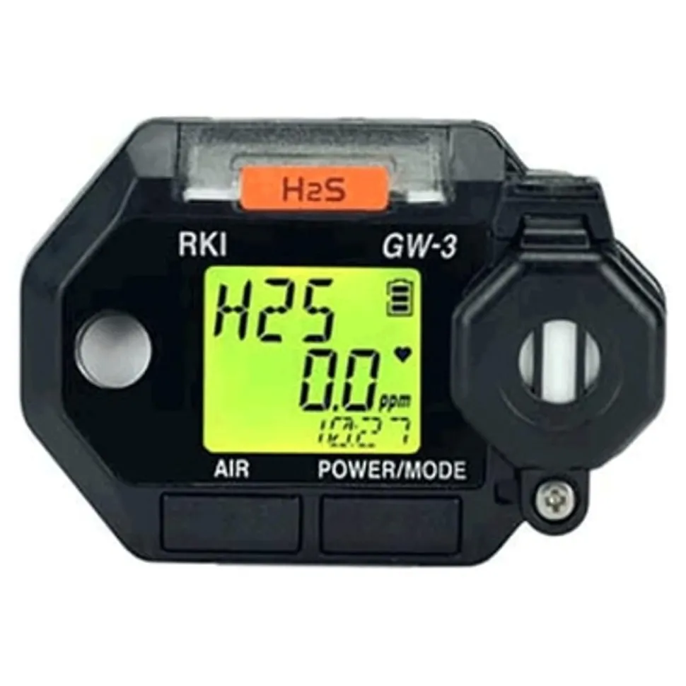 RKI Instruments GasWatch 3 w/ H2S Sensor, Alligator Clip 73-0022