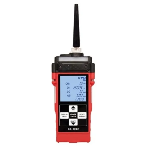 RKI Instruments GX-2012 4 Sensor Multi-Gas Confined Space Gas Detector w/ Li-Ion Battery Pack Kit 72-0290-22-C-51
